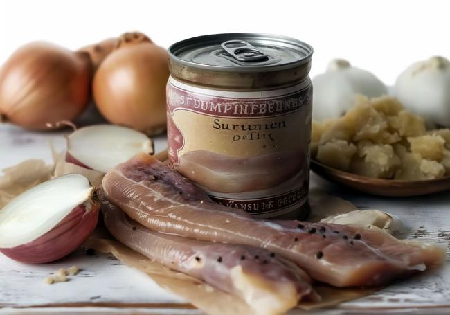 El 'surmströmming' suecos se degusta siguiendo casi un ritual y en pequeños trozos que se acompaan de pan, patata y un chupito de un licor local.