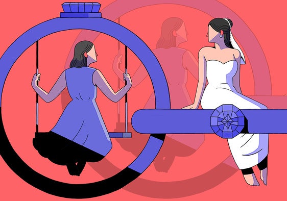 Niña, novia y esposa infeliz