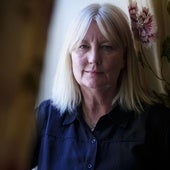 La escritora sueca Karin Smirnoff, de vita en Españ apara presentar su nueva novela.