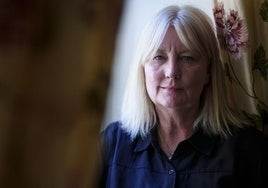 La escritora sueca Karin Smirnoff, de vita en Españ apara presentar su nueva novela.