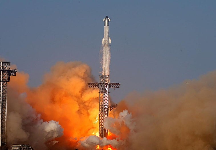 El megacohete de Elon Musk estalla de nuevo