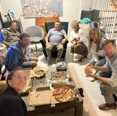 Última foto de familia, horas antes de que Antonio falleciera.