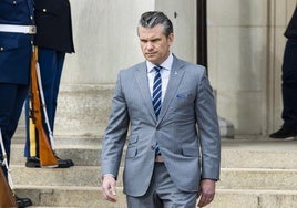 Pete Hegseth, jefe del Pentágono.