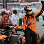 Oscar Piastri celebra la pole en el GP de España