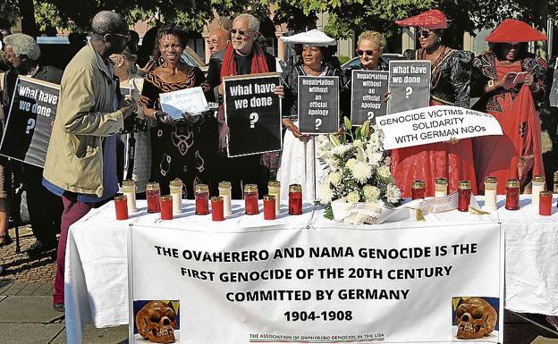 Protesta por el primer genocidido del siglo XX.