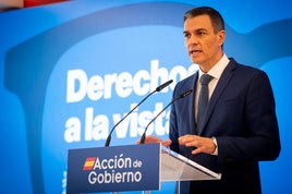 El presidente del Gobierno, Pedro Sánchez