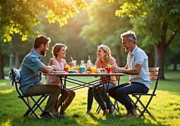 Disfruta del buen tiempo con estas mesas plegables ideales para picnic