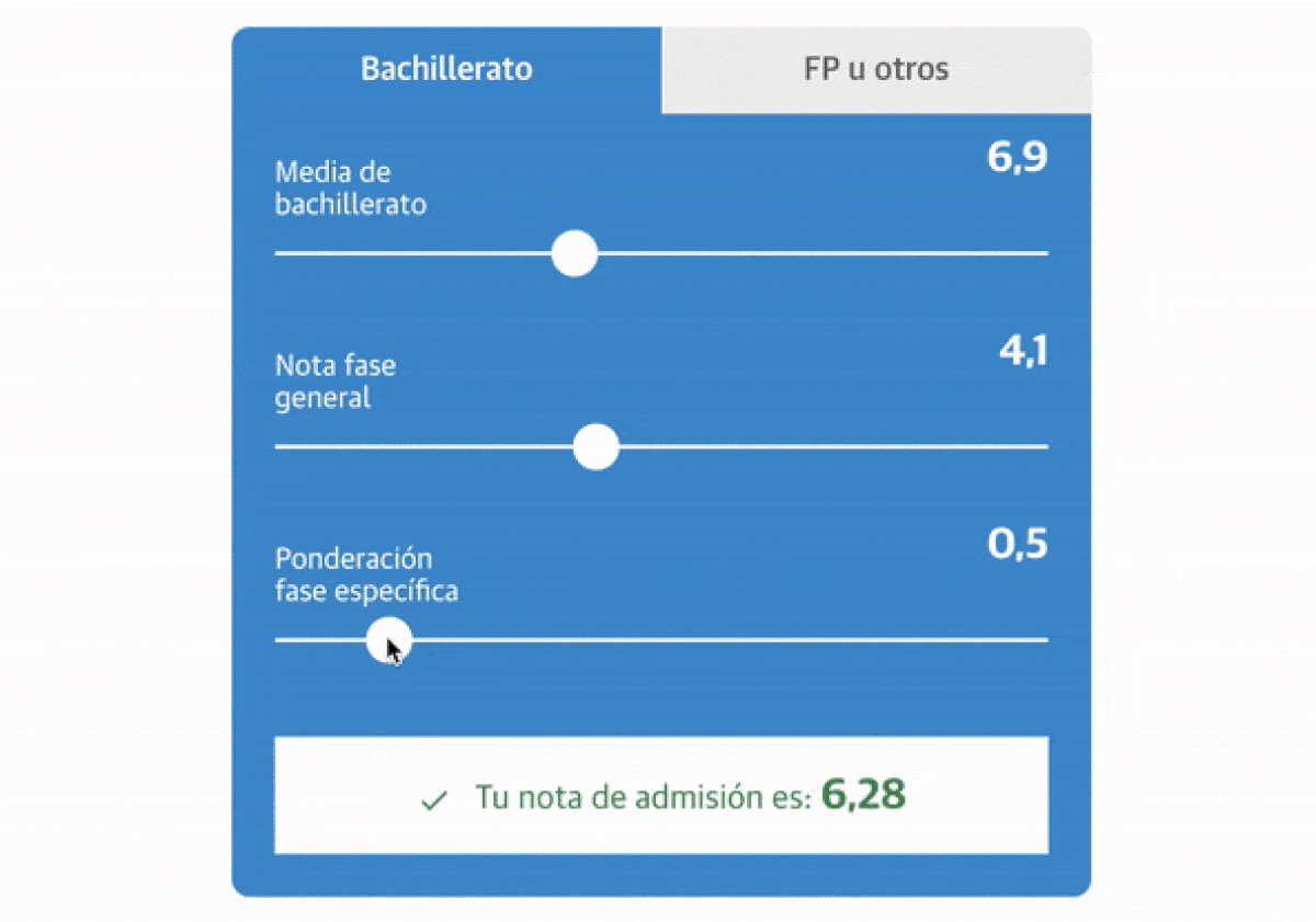 Calculadora de notas pau 2025: comprueba tu calificación final para acceder a la universidad | las provincias