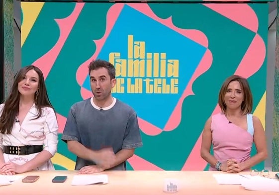Inés Hernand, Aitor Albizua y María Patiño, el pasado lunes.