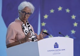 La presidenta del Banco Central Europeo (BCE), Christine Lagarde.