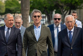 Feijóo, junto a Imbroda en Melilla.