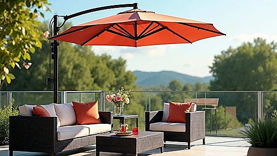 Las mejores sombrillas de terraza y jardín para protegerte del sol este verano