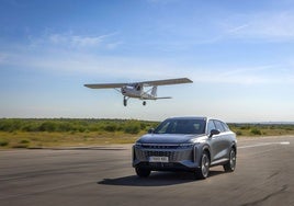 El Omoda 9 cuenta con 145 km de autonomía eléctrica.