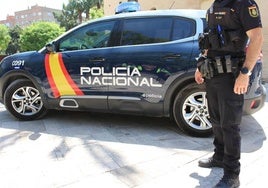 Un coche de la Policía Nacional.