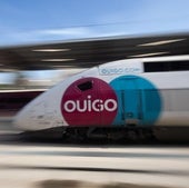 Un tren de Ouigo en la estación de Chamartín-Clara Campoamor.