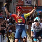 Milan se lleva al sprint la segunda etapa del Dauphiné con permiso de los favoritos