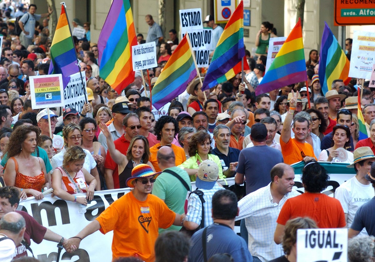 Los 20 años de matrimonio homosexual centrarán las reivindicaciones del Orgullo