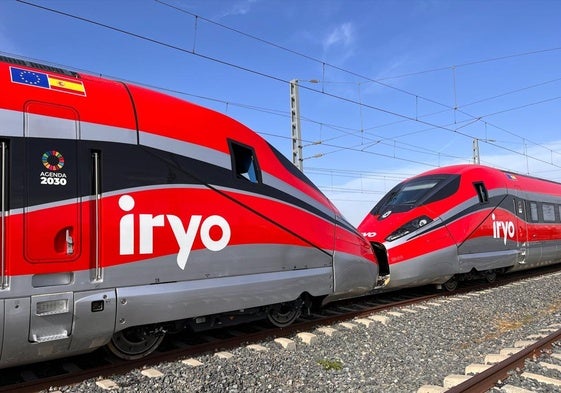 Trenes de Iryo en circulación.