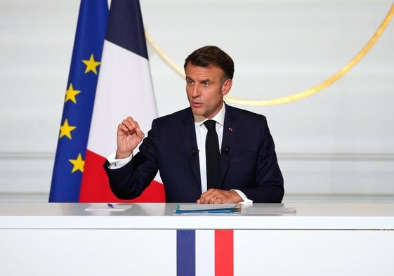 Emmanuel Macron, presidente de Francia.