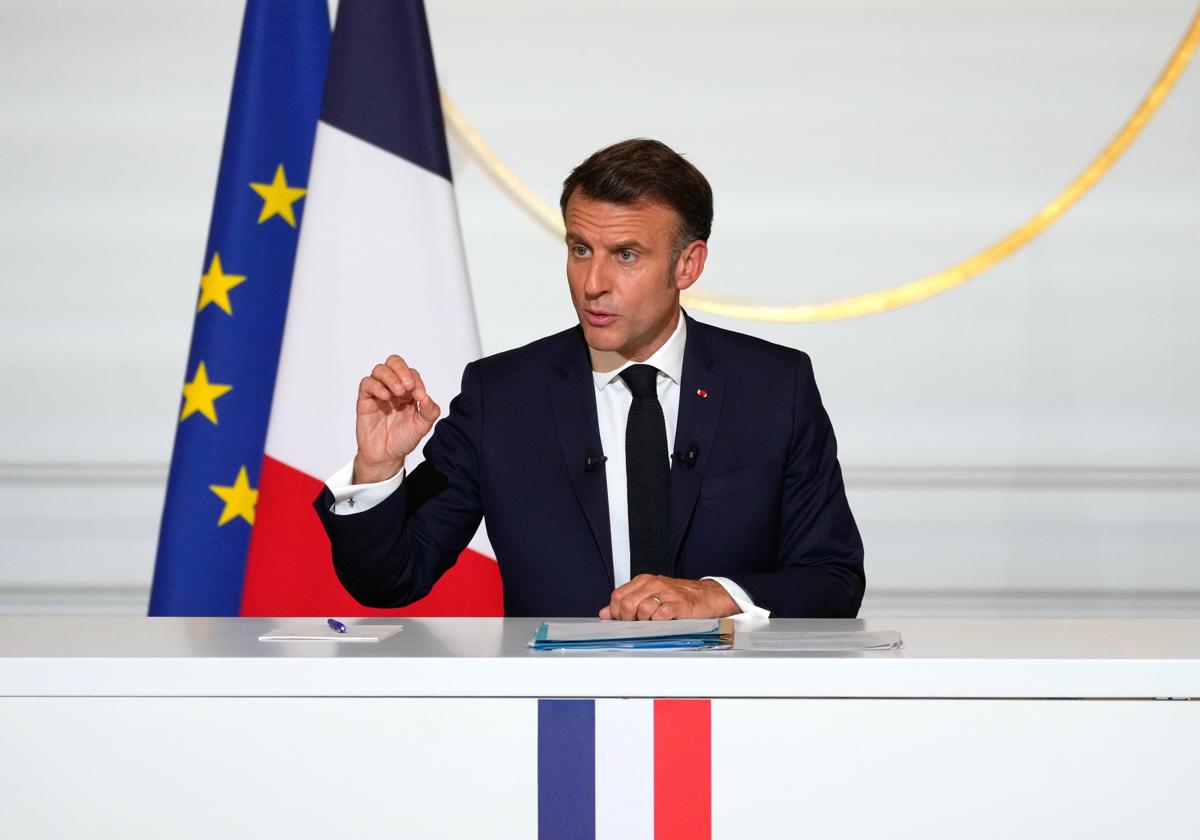 Emmanuel Macron, presidente de Francia.