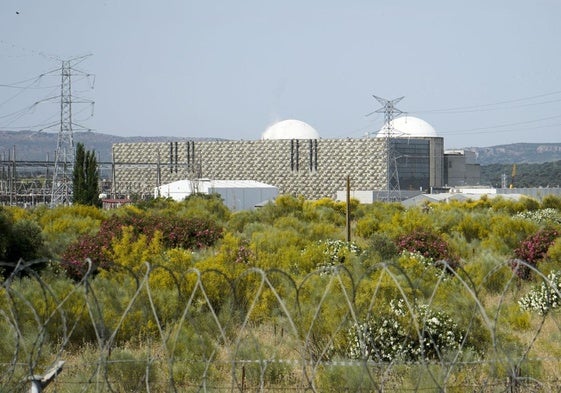Vista de las instalaciones de la central nuclear de Almaraz