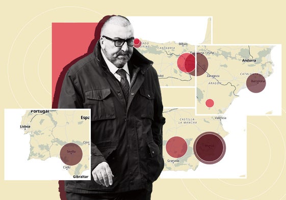 El mapa de las adjudicaciones bajo sospecha del triángulo Koldo-Ábalos-Cerdán