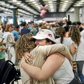 Becarios de la Fundación Amancio Ortega, a su regreso a España.