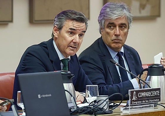 Carlos San Basilio, presidente de la CNMV, la semana pasada en el Congreso.