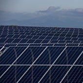 Placas fotovoltaicas en la provincia de Guadalajara.