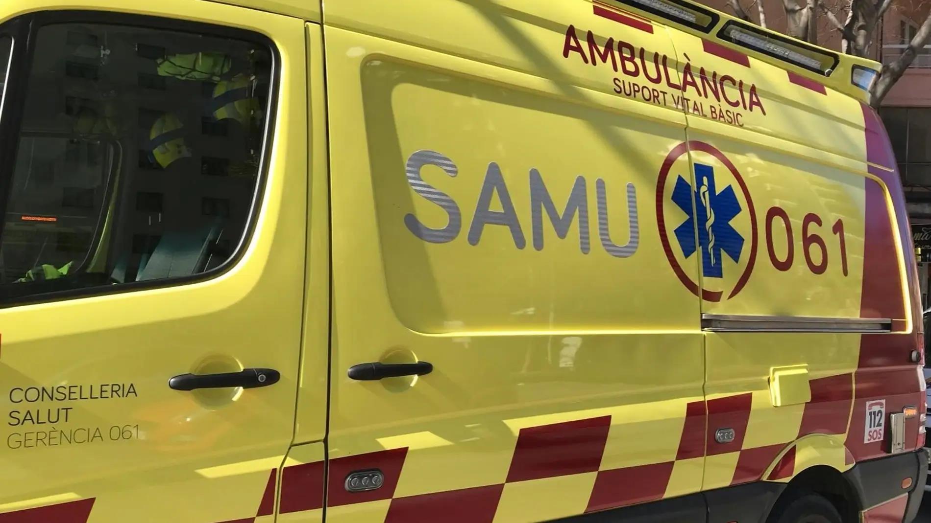 Una ambuancia del servicio de emergencias de Baleares.
