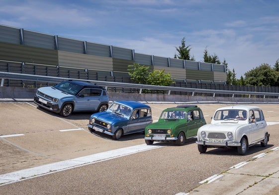 Pasado y presente de Renault 4 se encuentran en el centro de I+D+i de Valladolid