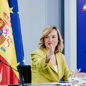 La ministra Portavoz, Pilar Alegria, en el Consejo de Ministros este martes
