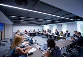 Foto del encuentro organizado en Madrid.
