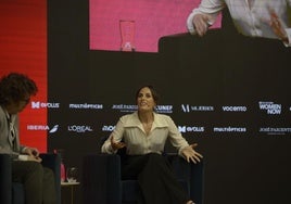 Sophie Auster, durante su intervención.