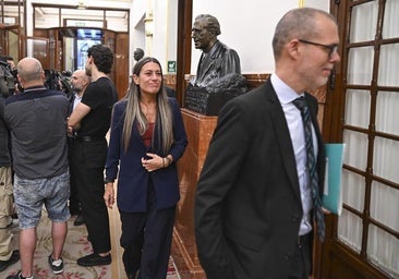 Miriam Nogueras durante el pleno de este miércoles.