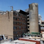 El Centro Médico Soroka, en el sur de Israel, tras el ataque iraní.