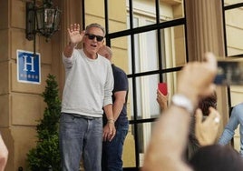 Springsteen a la entrada del María Cristina