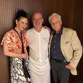 El reencuentro de Catherine Zeta-Jones y Michael Douglas en San Sebastián