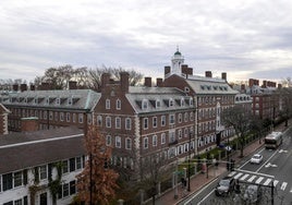 Imagen de uno de los edificios de la Universidad de Harvard.