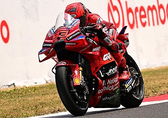 Marc Márquez saldrá el primero en la carrera de Mugello.