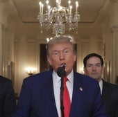 La declaración íntegra de Trump tras los ataques: «Irán, el matón de Oriente Medio, debe ahora hacer las paces»