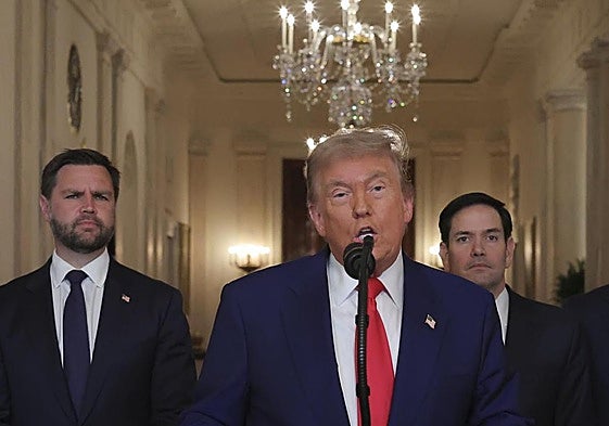 La declaración íntegra de Trump tras los ataques: «Irán, el matón de Oriente Medio, debe ahora hacer las paces»