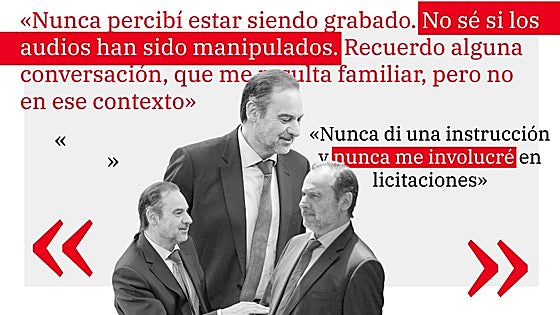Las frases de Ábalos en el Supremo: «Hay un audio sobre señoritas que me ha hecho mucho daño público»