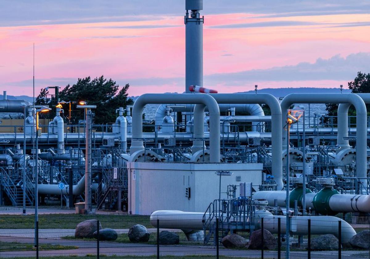 Gas plant in the German town of Lubdin.