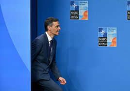 El presidente del Gobierno, Pedro Sánchez, en la cumbre de la OTAN