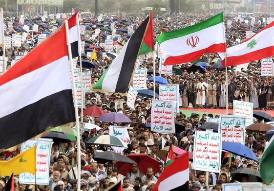 Los símbolos que muestran las banderas y que explican el odio entre Israel e Irán