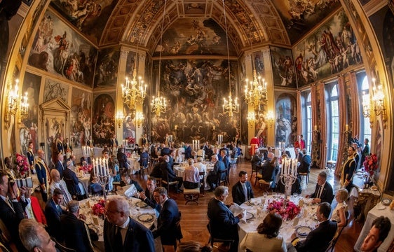La lujosa cena de gala de los jefes de Estado y de Gobierno de la OTAN en La Haya