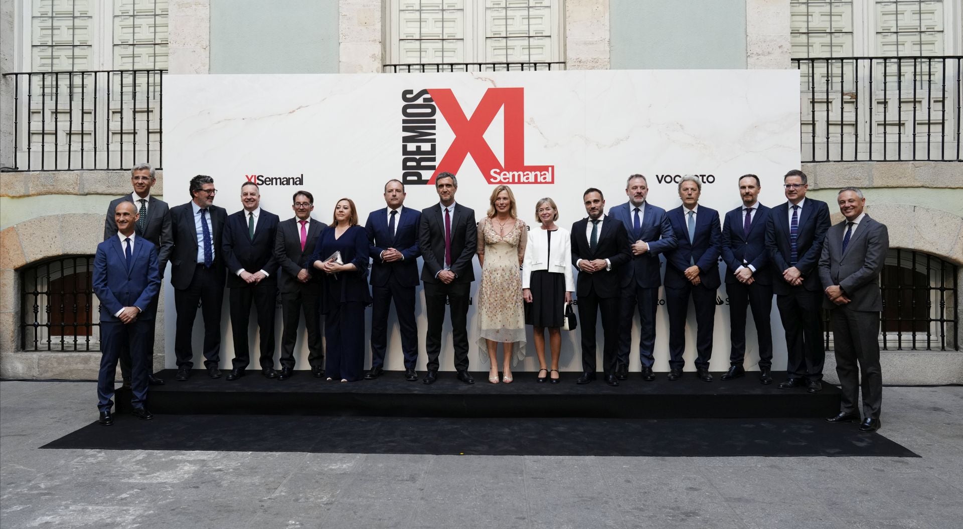 El director general editorial y de comunicación de Vocento, Fernando Belzunce; la directora de XLSemanal, Mar Cohnen; la directora de Colpisa, Mar Domínguez; el director de ABC, Julián Quirós; y los directores de los periódicos regionales del grupo.