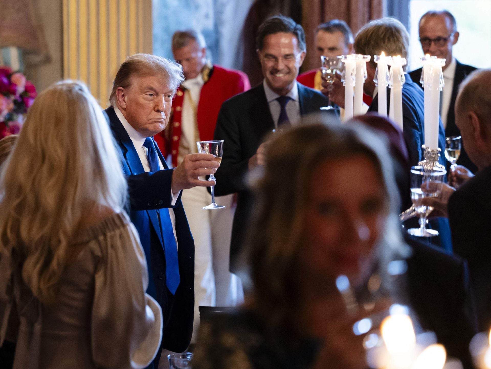 La lujosa cena de gala de los jefes de Estado y de Gobierno de la OTAN en La Haya