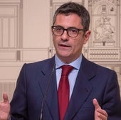 El ministro de Justicia, Félix Bolaños,
